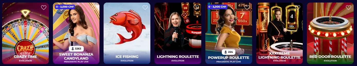Morospin Live Spiele